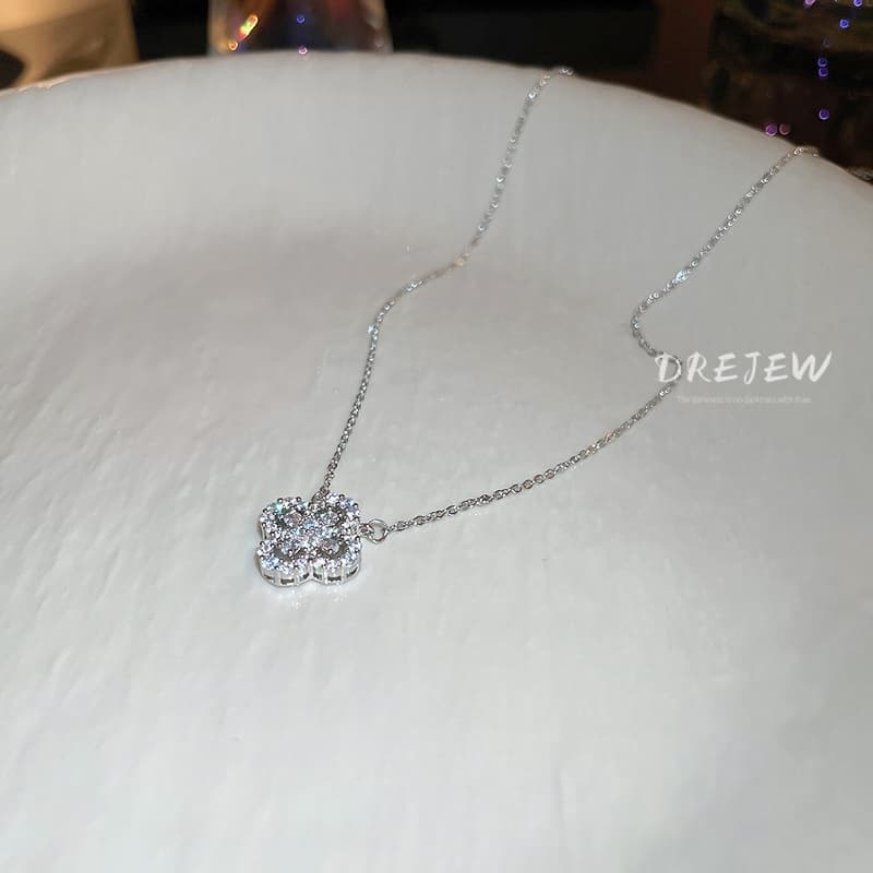 Ảnh Drejew Hàn Quốc Zircon Hoa Vòng Cổ Niche Thiết Kế ins Phong Cách Xương Đòn Dây Chuyền Ánh Sáng Sang Trọng Cao Cấp Vòng Cổ Nữ Vòng Cổ 2