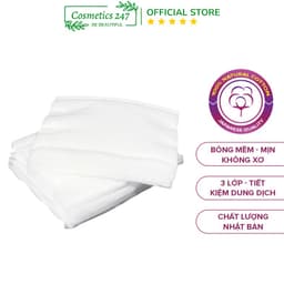 Thumbnail Bông tẩy trang Yusachi Suzuran Cao Cấp Nhật Bản 100% Cotton - 200 miếng 4