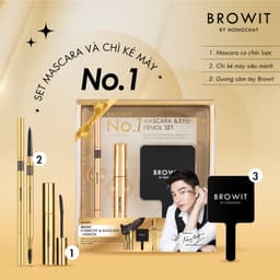 Thumbnail Set Mascara My Everyday 5,5g Và Chì Kẻ Mày #Natural Brown 0,06g Kèm Gương BROWIT Sang Trọng 4