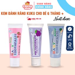Thumbnail Kem đánh răng trẻ em Ku.Ku Duckbill cho bé trên 6 tháng KU1052, KU1087, KU1099 (tuýp 50g) 1