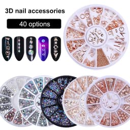 Thumbnail Hộp đá đính trang trí móng tay nghệ thuật ANNIES chuyên nghiệp lấp lánh thời trang 2