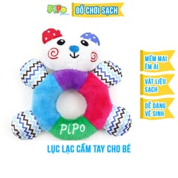 Thumbnail Lục lạc vải PiPoVietnam - Gấu trắng vui vẻ 1
