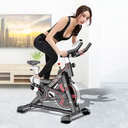 Thumbnail BG-Xe đạp tập thể dục tại nhà- Xe đạp thể thao trong nhà Khung thép chắc chắn màn hình điện tử 1