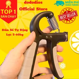 Thumbnail Kìm Bóp Tay, Kìm Tập Cơ Tay, Dụng Cụ Tập Gym Tại Nhà Điều Chỉnh Lực Có Đếm 10-60kg - Chính Hãng Dododios 2