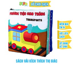 Thumbnail Sách vải sơ sinh PiPoVietnam chủ đề Phương tiện giao thông an toàn cho bé 1
