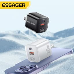 Thumbnail Cục sạc nhanh ESSAGER 20W USB Type C QC 3.0 thích hợp cho iP 14 13 12 11 Pro Max Mini Ipod 2