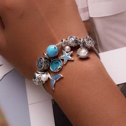 Thumbnail Hạt charm BAMOER đính đá giả độc đáo thời trang với nhiều kiểu tùy chọn 2