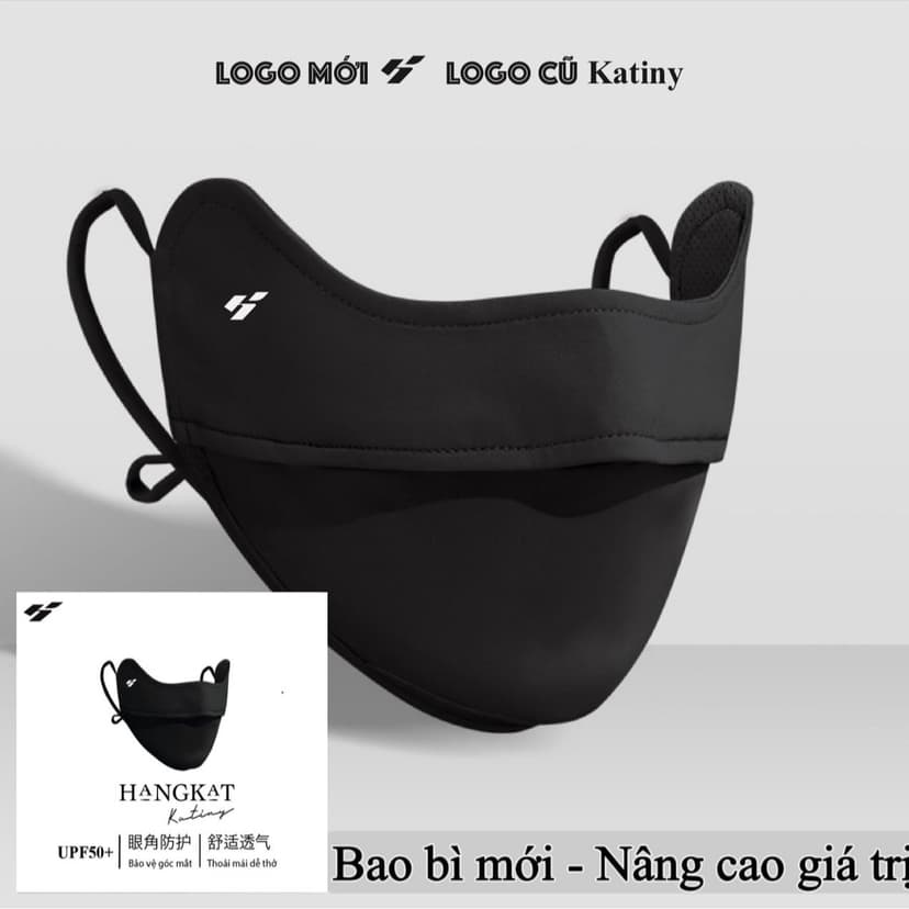 Ảnh Khẩu Trang Katiny Chống Nắng UPF 50+ Chống Tia UV 1