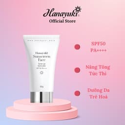 Thumbnail Kem Chống Nắng Hanayuki Sunscreen Face Nâng Tông Dưỡng Trắng SPF 50+/PA++++, Kem Chống Nắng Hanayuki Chính Hãng 50g CN02 1