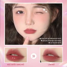 Thumbnail Son kem trang điểm KIMUSE 13 màu sắc lì tùy chọn chống thấm nước lâu trôi cấp ẩm 2
