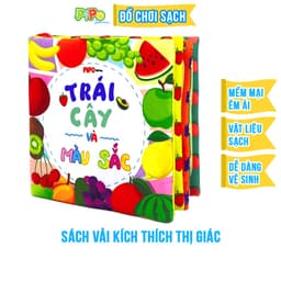 Thumbnail Sách vải sơ sinh PiPoVietnam chủ đề Trái cây và màu sắc an toàn cho bé 1