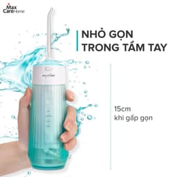 Thumbnail Máy tăm nước cầm tay gấp gọn mini du lịch Maxcare UltraSonic Max456P Phun xoay 360 độ, Chống nước IPX7, dung tích 160ml 3