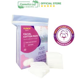 Thumbnail Bông tẩy trang Yusachi Suzuran Cao Cấp Nhật Bản 100% Cotton - 200 miếng 2