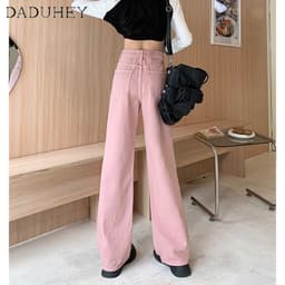Thumbnail Quần dài DADUHEY ống rộng dáng rộng phong cách Mỹ thời trang 2023 cao cấp dành cho nữ 4