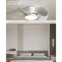 Thumbnail Quạt Trần Mini Gió Mạnh LÊ GIA LGFAN731T - Chiều Cao 25cm - Sải Cánh 74cm - Bảo Hành 5 Năm 2