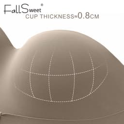 Thumbnail FallSweet Áo Lót Nâng Ngực Không Dây Không Đường May Cài Khóa Trước Thời Trang Mùa Hè Quyến Rũ Cho Nữ 3