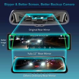 Thumbnail Ekleva 12 Inch 4K 3840P Xe Dvr Dash Cam Ứng Dụng WIFI Sony IMX335 Gương Chiếu Hậu 1080P Camera Ô Tô Đầu Ghi Video Công Viên Màn Hình 1