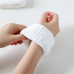 Thumbnail 2 Chiếc Wash Face Dây đeo Cổ Tay Wash Băng Cổ Tay Thấm Mồ Hôi Thể Thao Dưới Nước Vòng đeo Tay Băng đô Chống ẩm Tay áo Bảo Vệ Cổ Tay * KÍNH 3
