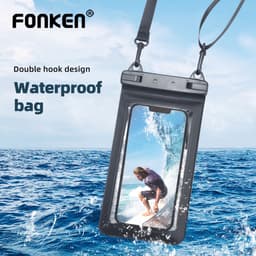 Thumbnail Fonken Chống Nước Vỏ Điện Thoại Túi Đôi Móc Dây Điện Thoại Thông Minh Di Động Cho Điện Thoại Max 6.7 / 7.5 inch 1