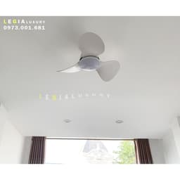 Thumbnail Quạt Trần Mini Có Đèn LÊ GIA LGFAN730T - Chiều Cao 22cm - Sải Cánh 61cm - Bảo Hành 5 Năm 3