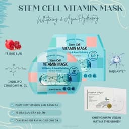 Thumbnail Mặt Nạ Dưỡng Ẩm Trắng Da, Cấp Nước Tức Thì BANOBAGI Stem Cell Vitamin Mask  Daily Beauty 4