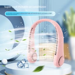 Thumbnail Quạt đeo cổ không cánh EVEBOT có thể điều chỉnh ba tốc độ với bộ sạc USB tiện lợi và chất lượng cao 4