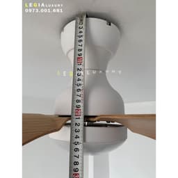 Thumbnail Quạt Trần Mini Có Đèn Lê Gia LGFAN650V - Chiều Cao 23cm - Sải Cánh 73cm - Bảo Hành 5 Năm 4