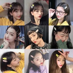 Thumbnail Set 10 kẹp tóc mỏ vịt AIJOLEN kim loại phong cách Hàn Quốc dễ thương cho nữ 1