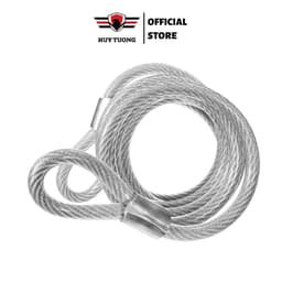 Thumbnail Dây cáp khoá xe máy bọc nhựa 1m/2m/3m/4m/5m/6m/7m/8m/9m/10m 10 ly - Huy Tưởng 2