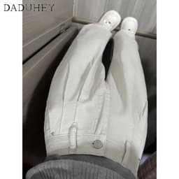 Thumbnail Quần jeans DADUHEY ống rộng lưng cao phong cách đường phố Mỹ cao cấp cỡ lớn 3