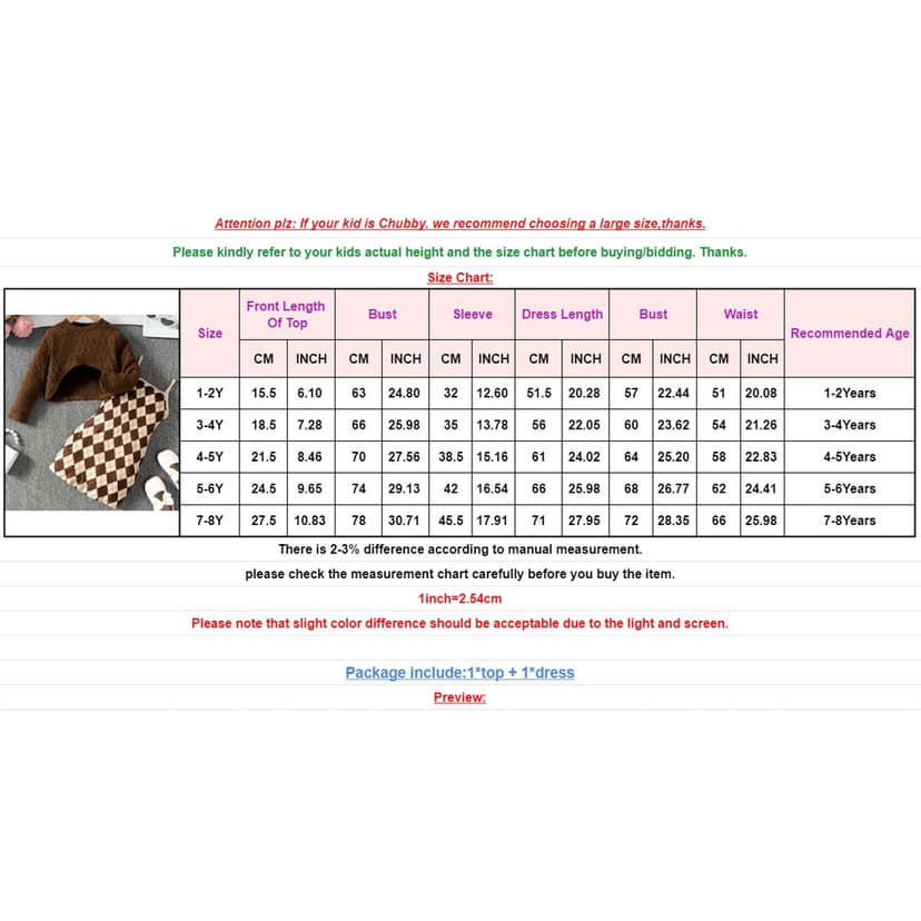 Ảnh 1-8years trẻ em bé gái mùa thu quần áo hàng ngày bộ áo dài tay + dây đeo váy kẻ sọc thời trang đáng yêu 2 cái trang phục 1