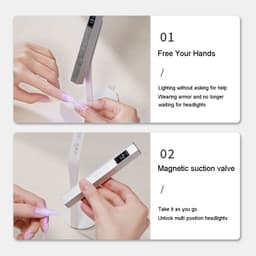 Thumbnail ANNIES Đèn Hong Khô Sơn Móng Tay Nghệ Thuật Công Tắc Đôi Mới Với Màn Hình Hiển 3