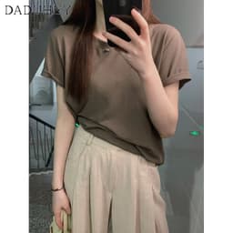 Thumbnail DaDuHey New American Ins High Street Thin Casual Jeans Niche High Waist Wide Leg Pants Large Size Trousers 2