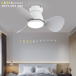 Thumbnail Quạt Trần Mini Có Đèn LÊ GIA LGFAN730T - Chiều Cao 22cm - Sải Cánh 61cm - Bảo Hành 5 Năm 2