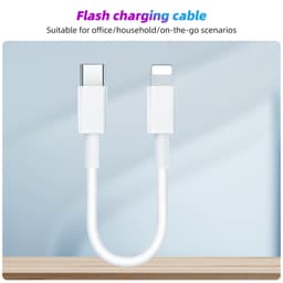 Thumbnail Dây Cáp Sạc FONKEN Dữ Liệu Loại C Dài 25cm Dành Cho iPh OPPO Xiaomi 3