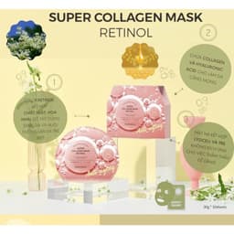 Thumbnail Mặt Nạ Dưỡng Ẩm, Tăng Đàn Hồi Da, Căng Mướt Banobagi Super Collagen Mask  Daily Beauty 3