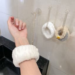 Thumbnail 2 Chiếc Wash Face Dây đeo Cổ Tay Wash Băng Cổ Tay Thấm Mồ Hôi Thể Thao Dưới Nước Vòng đeo Tay Băng đô Chống ẩm Tay áo Bảo Vệ Cổ Tay * KÍNH 2
