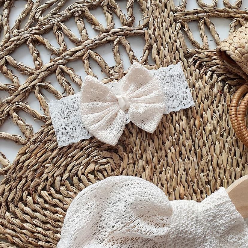 Ảnh Set body váy kèm turban MINTSCLOSET Mint's Closet tay phồng cổ tàu bé sơ sinh 1 2 tuổi - BV7137 4