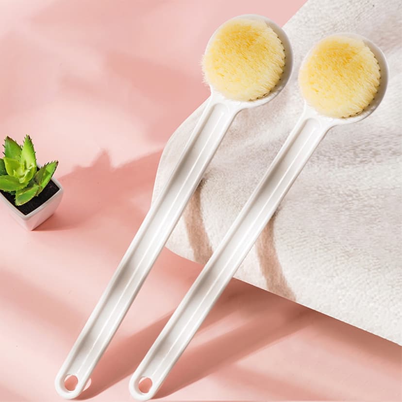 Ảnh Bàn Chải Tắm Lông Mềm Cán Dài Tiện Dụng 2