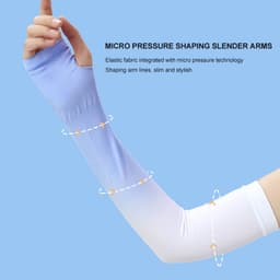 Thumbnail Tay áo chống nắng mỏng băng CAMEL CROWN dành cho nữ Chống tia cực tím UPF50 + Tay áo băng đi xe đạp 2