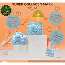 Thumbnail Mặt Nạ Dưỡng Ẩm, Tăng Đàn Hồi Da, Căng Mướt Banobagi Super Collagen Mask  Daily Beauty 4