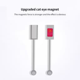 Thumbnail Nam châm ANNIES đen 3D hình trụ mạnh mẽ hai đầu tạo hiệu ứng mắt mèo cho keo dán trang trí móng tay nghệ thuật 4