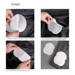 Thumbnail Set 2/10 miếng dán thấm hút mồ hôi dưới cánh tay ANNIES vô hình dùng một lần giữ sạch sẽ cho quần áo 3