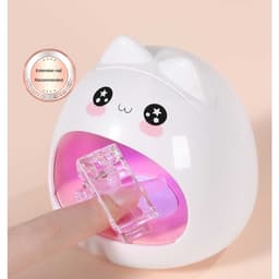 Thumbnail Đèn LED Hong Khô Sơn Móng Tay Mini Tiết Kiệm Năng Lượng Hình Mèo Dễ Thương 4
