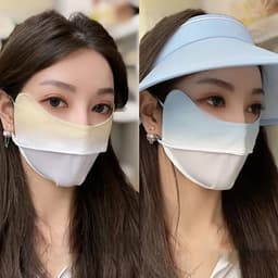 Thumbnail Khẩu trang thể thao ANNIES vải lụa băng có thể điều chỉnh thoáng khí chống tia UV chống nắng cho nam và nữ 1