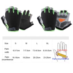 Thumbnail DAYSELECT Găng tay nửa ngón sử dụng đi xe đạp MTB chống trượt / tập thể thao cho nam 1