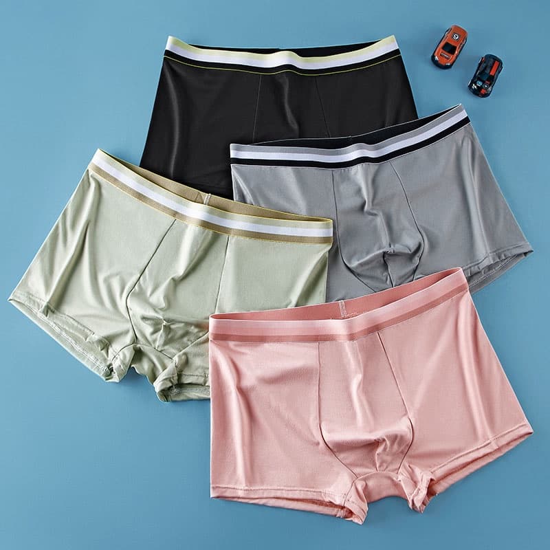 Ảnh Bộ 4 Quần Lót boxer Thời Trang Cho Nam Size l-4xl 1