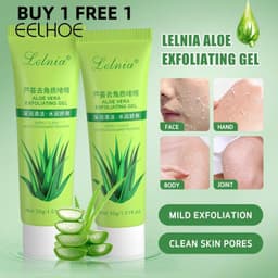 Thumbnail LƯỚN 【MUA 1 TẶNG 1】Tẩy tế bào chết toàn thân Lelnia Aloe Tẩy tế bào chết Làm sạch sâu Tẩy tế bào chết nhẹ nhàng Dưỡng ẩm lâu dài Cân bằng nước và dầu Tẩy tế bào chết Lột da 1