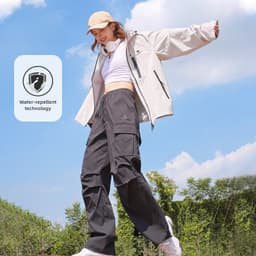 Thumbnail Quần yếm nữ CAMEL CROWN Quần dệt ngoài trời chống thấm nước Quần đi bộ đường dài 2