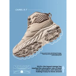 Thumbnail Camel CROWN Nam Nữ Chống Trơn Trượt Chống Mài Mòn Cao Cấp Đi Bộ Đường Dài Giày Chống Thấm Nước Chuyên Nghiệp 3
